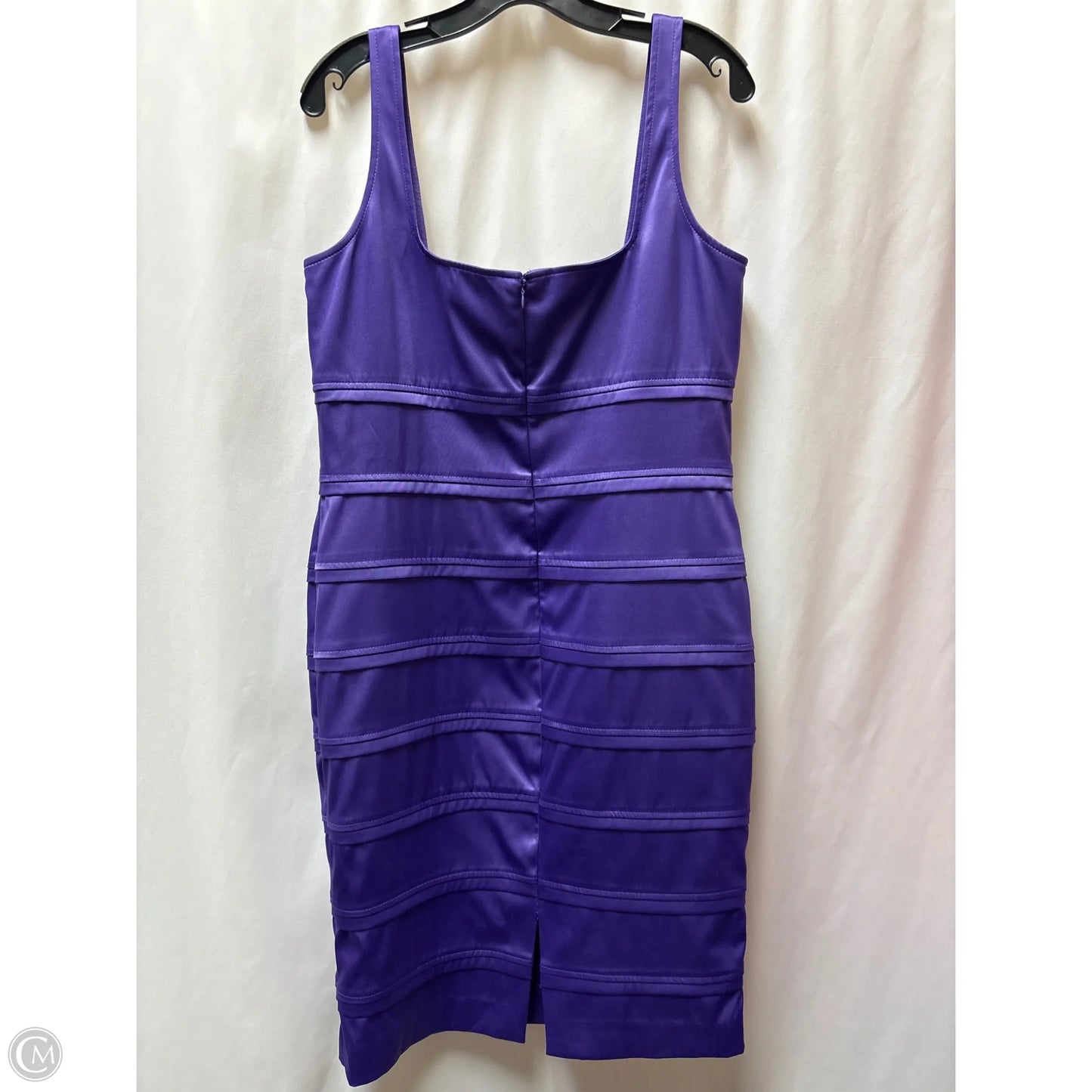 Dress Casual Midi By American Living In Purple, Size: 16