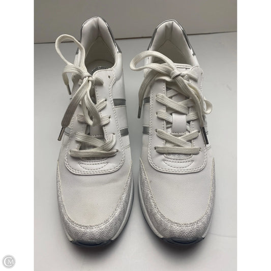 Shoes Designer By Michael Kors In White, Size: 9