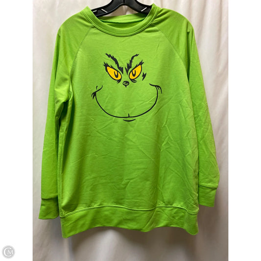 Top Long Sleeve By Clothes Mentor In Green, Size: M