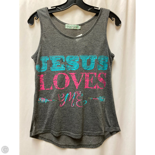 Tank Top By Southern Grace In Grey, Size: S