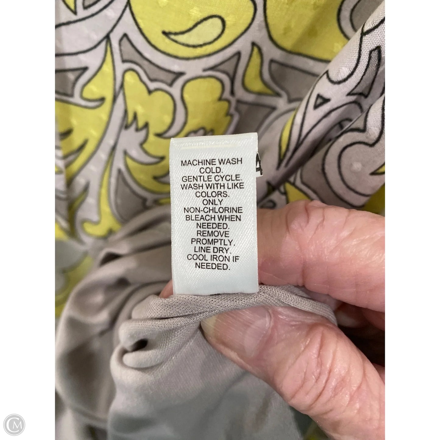 Dress Casual Midi By Cato In Yellow, Size: L