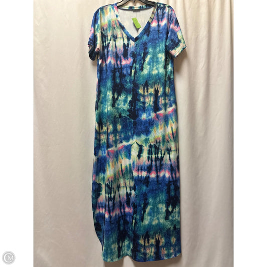 Dress Casual Maxi By Clothes Mentor In Multi-colored, Size: Xl