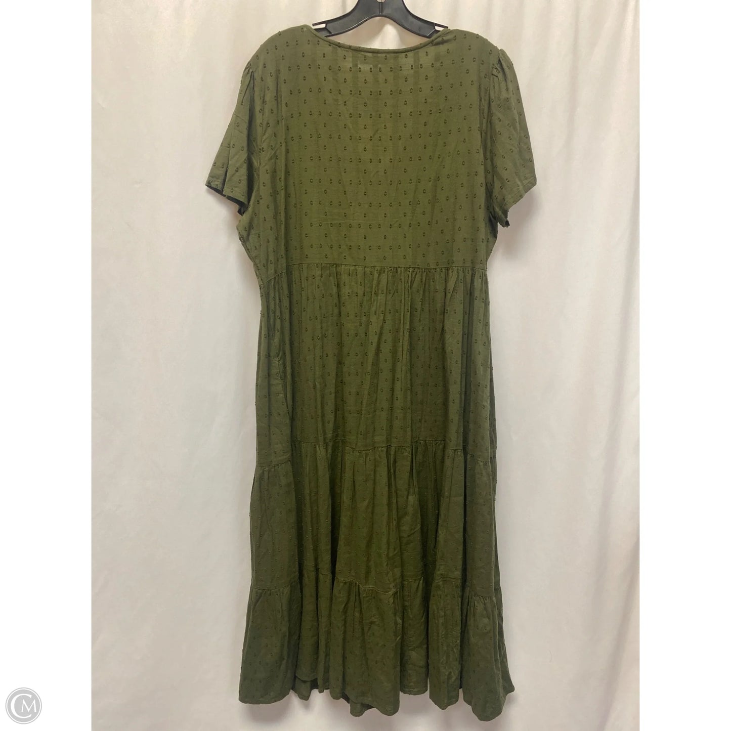 Dress Casual Maxi By Sonoma In Green, Size: Xl