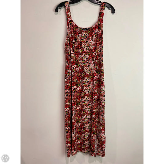 Dress Casual Midi By Vero Moda In Red, Size: M