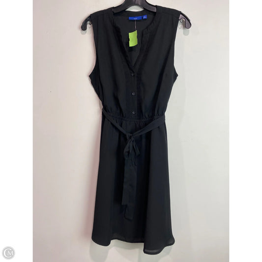 Dress Casual Midi By Apt 9 In Black, Size: M