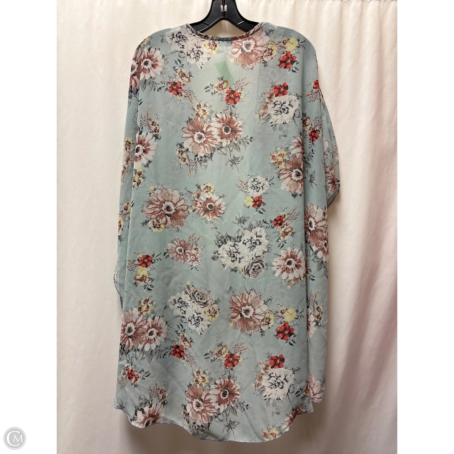 Swimwear Cover-up By Clothes Mentor In Blue, Size: 2x