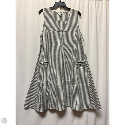 Dress Casual Maxi By Coldwater Creek In Black & White, Size: L
