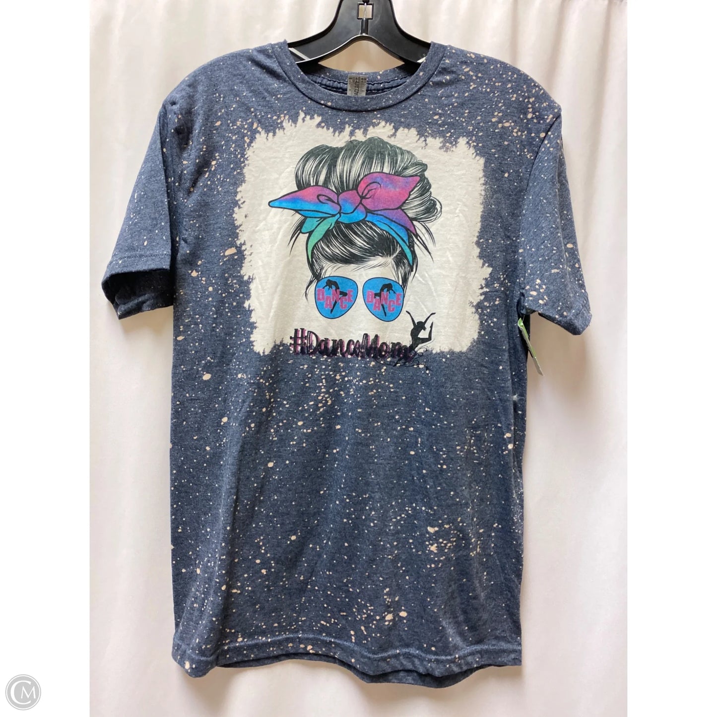 Top Short Sleeve By Gildan In Blue, Size: M