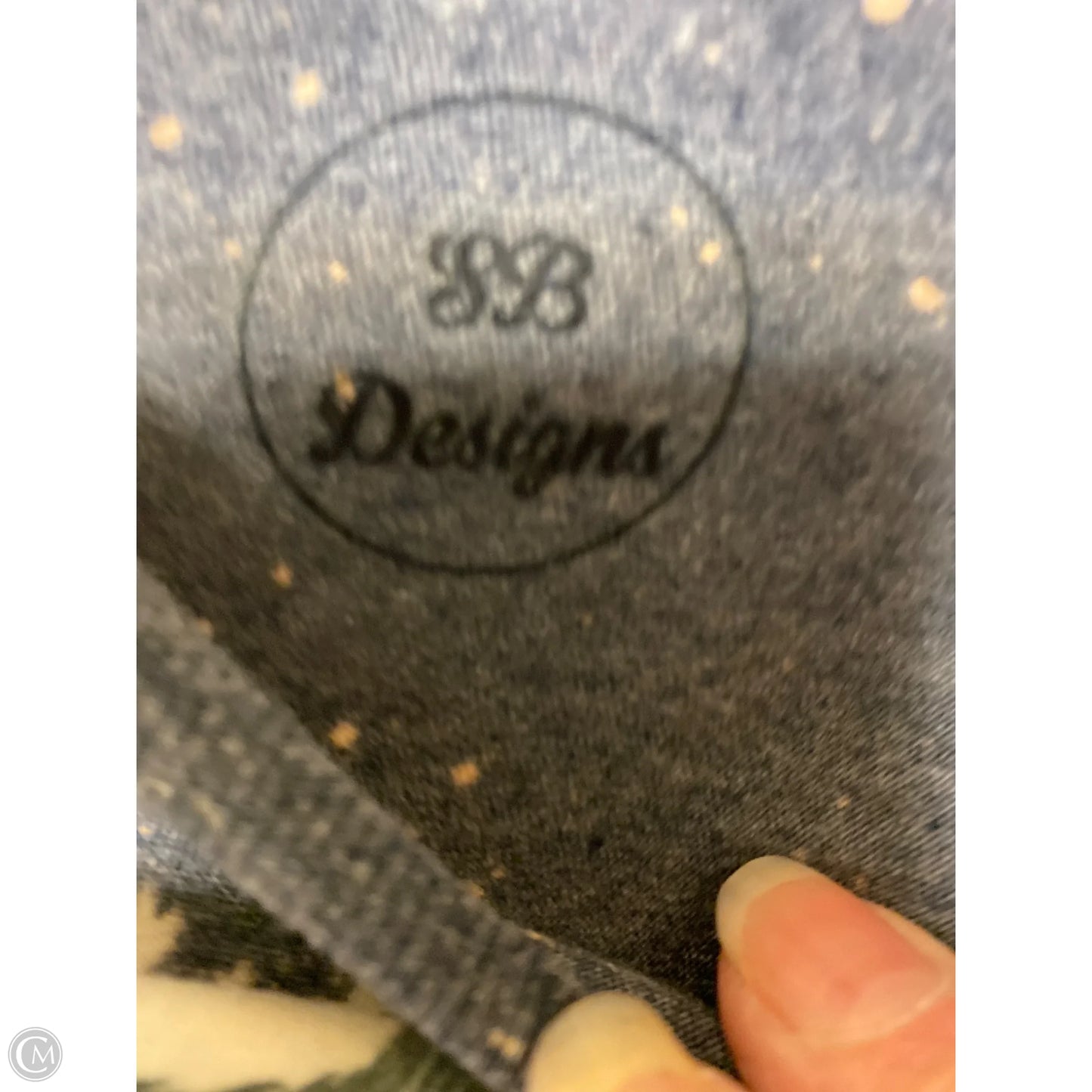 Top Short Sleeve By Gildan In Blue, Size: M