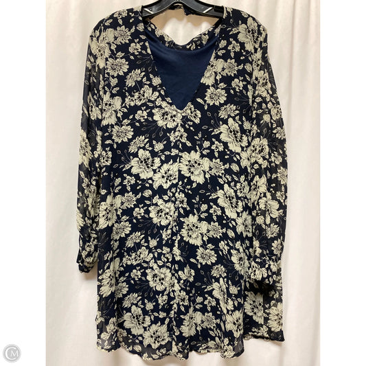 Dress Casual Midi By Astr In Navy, Size: S
