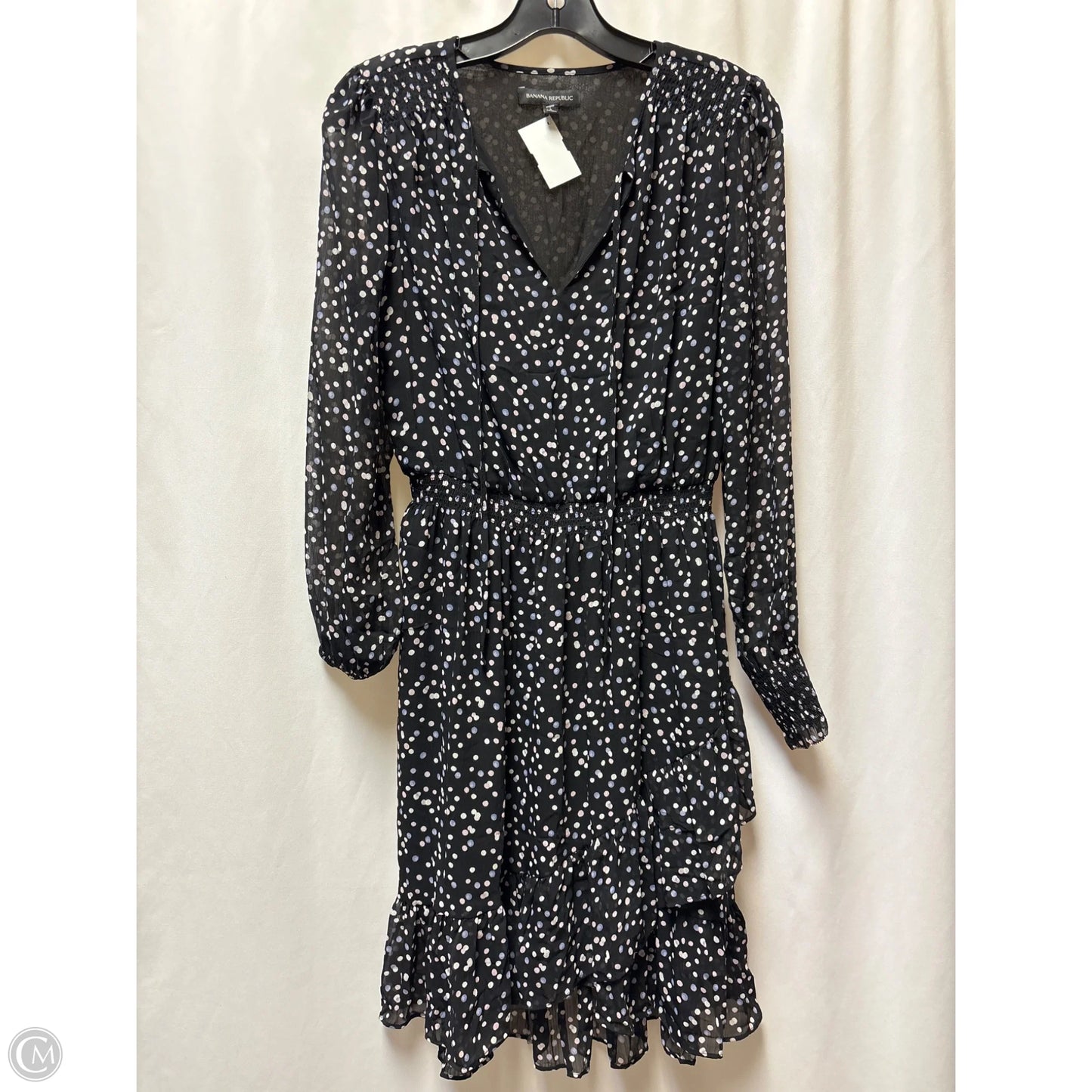 Dress Casual Midi By Banana Republic In Black, Size: S