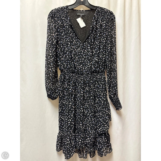 Dress Casual Midi By Banana Republic In Black, Size: S