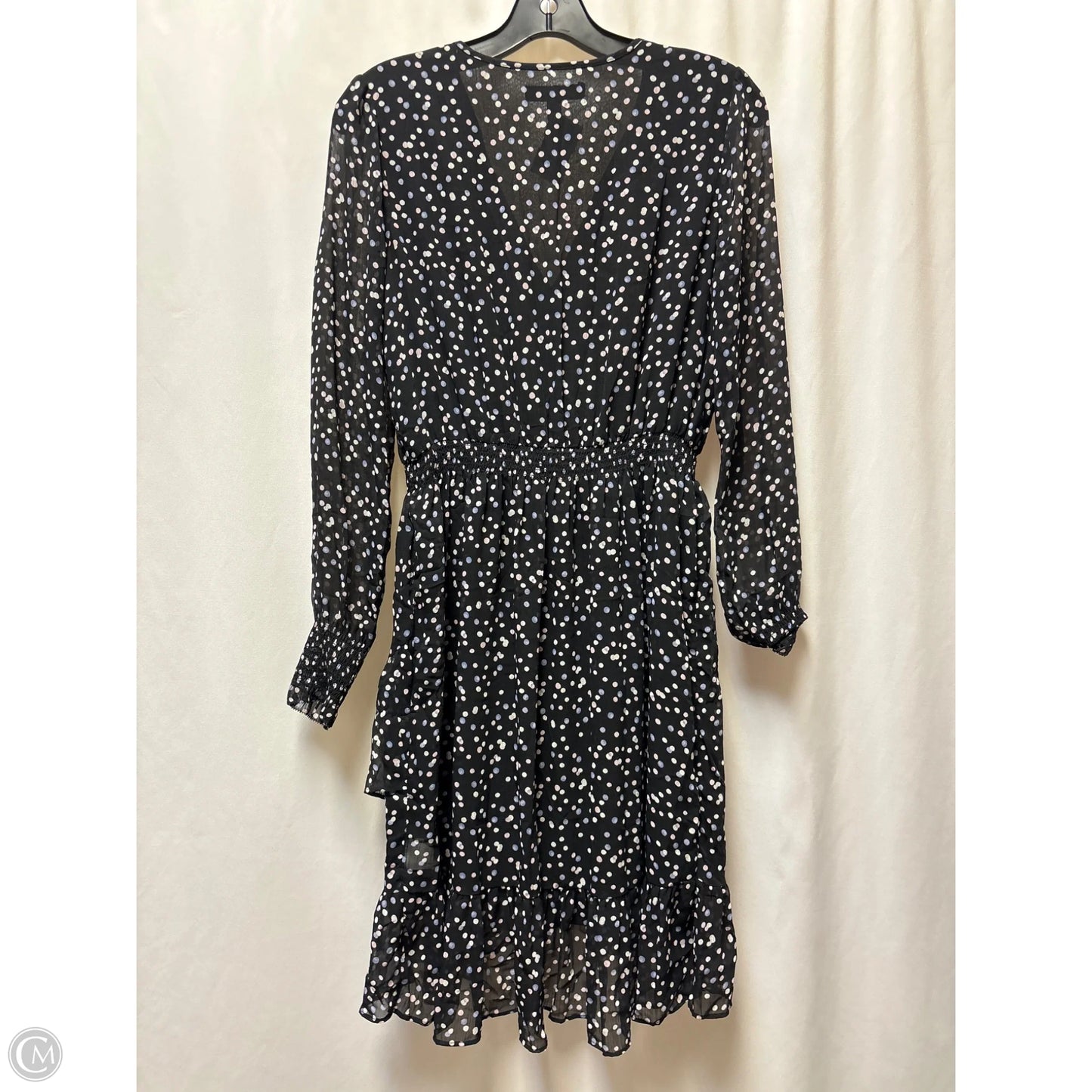 Dress Casual Midi By Banana Republic In Black, Size: S