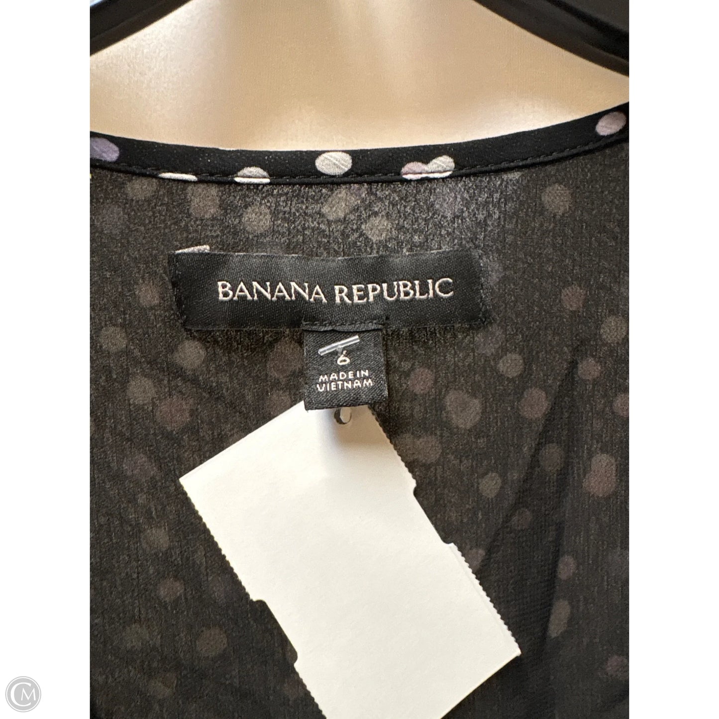 Dress Casual Midi By Banana Republic In Black, Size: S