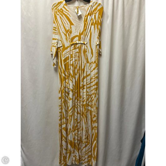 Dress Casual Maxi By Sonoma In Yellow, Size: 1x