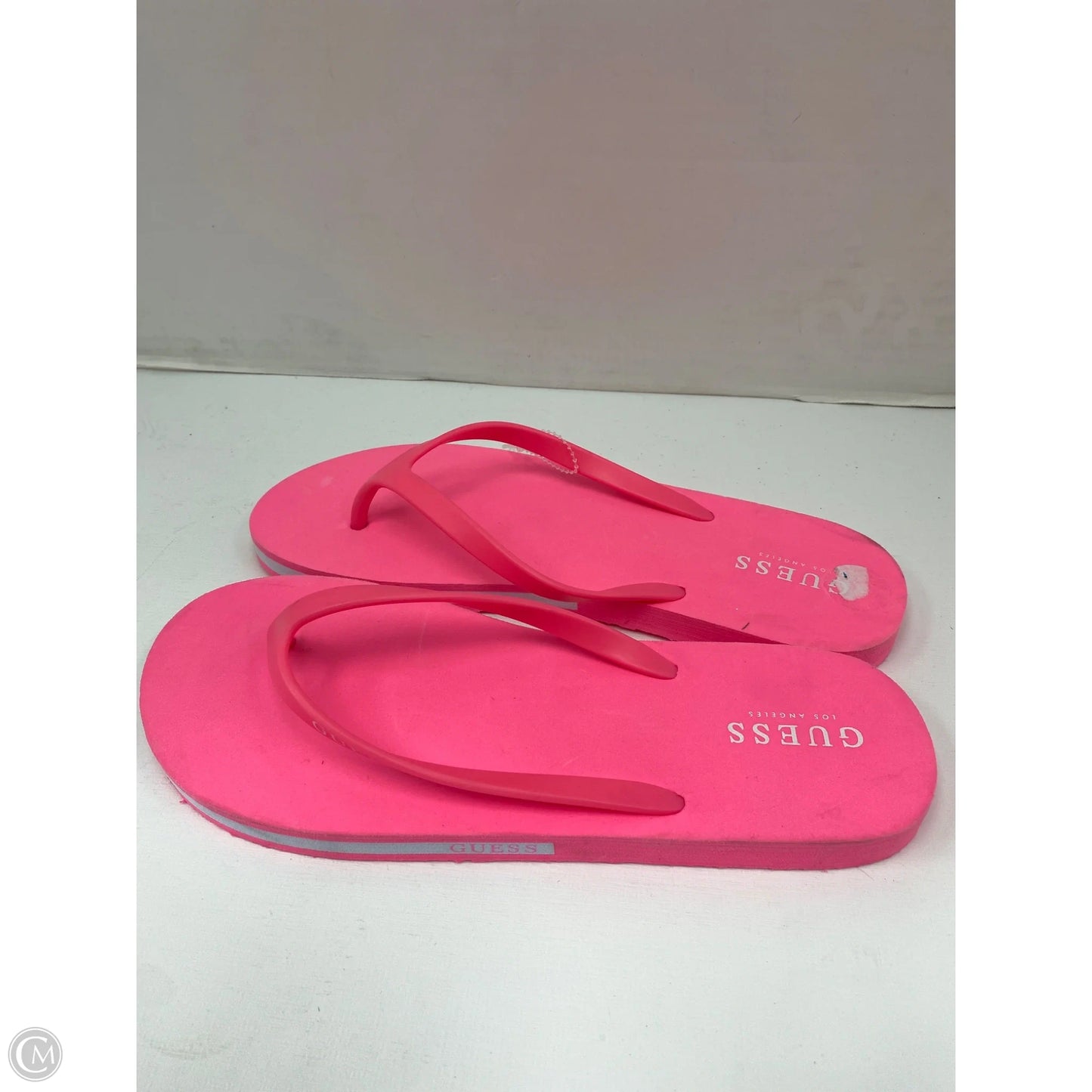 Sandals Flip Flops By Guess In Pink, Size: 10