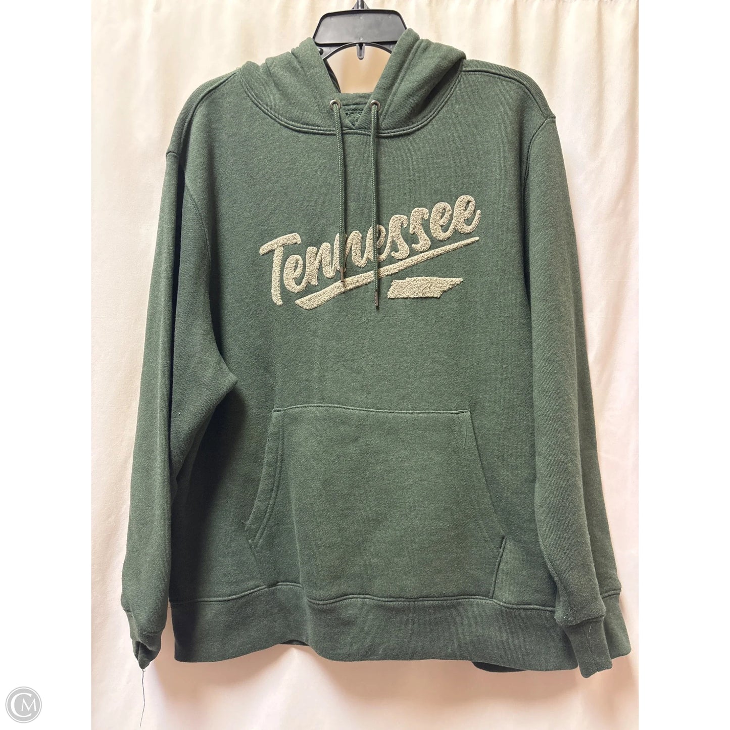 Sweatshirt Hoodie By Clothes Mentor In Green, Size: Xl