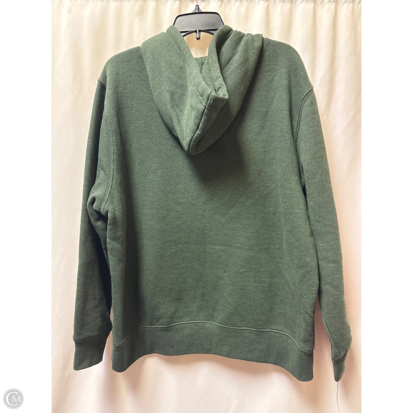 Sweatshirt Hoodie By Clothes Mentor In Green, Size: Xl
