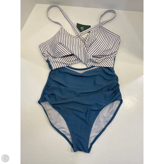 Swimsuit By Clothes Mentor In Blue, Size: L