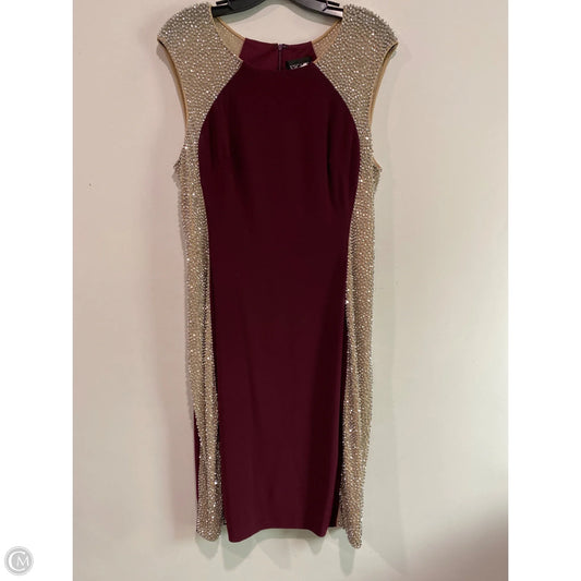 Dress Casual Midi By Clothes Mentor In Purple, Size: L