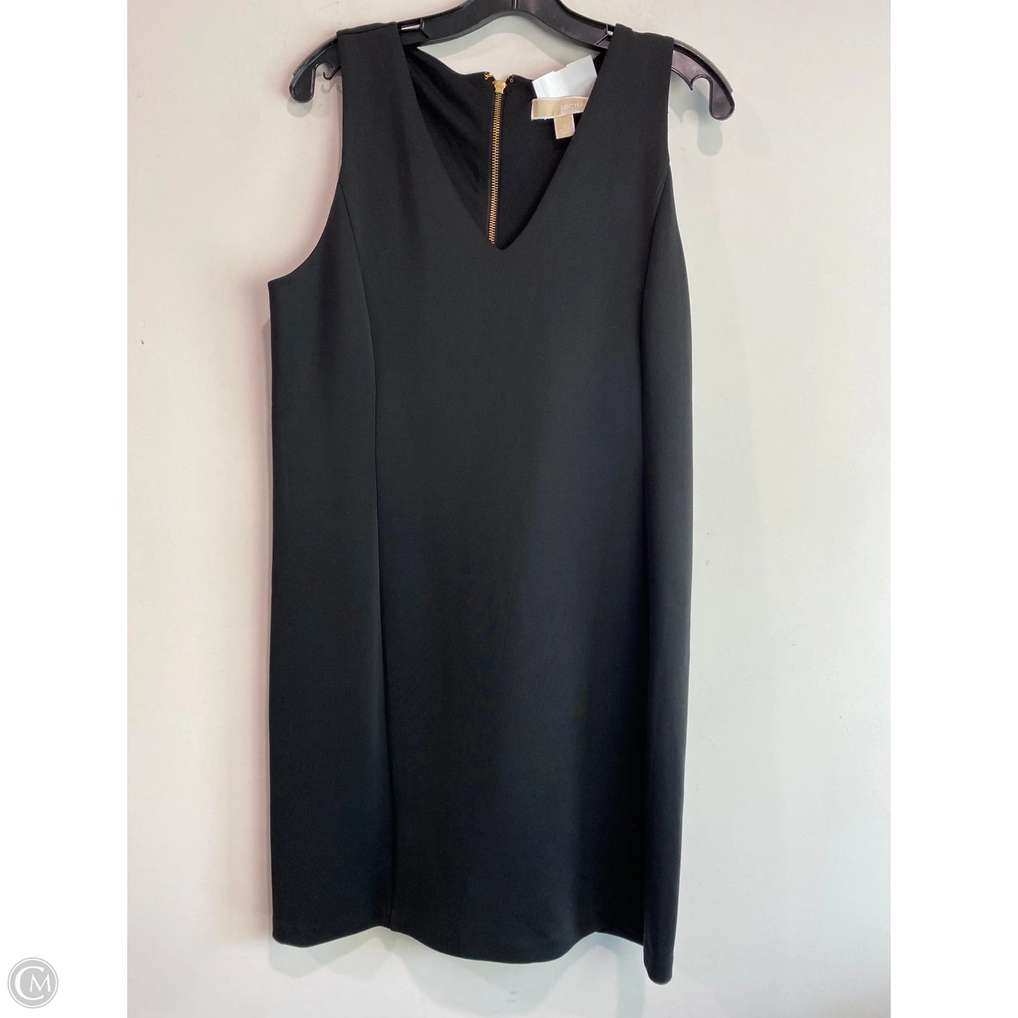 Dress Casual Midi By Michael By Michael Kors In Black, Size: L