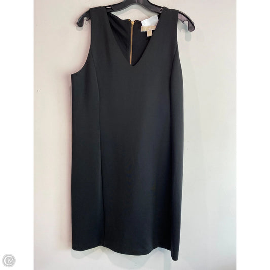 Dress Casual Midi By Michael By Michael Kors In Black, Size: L