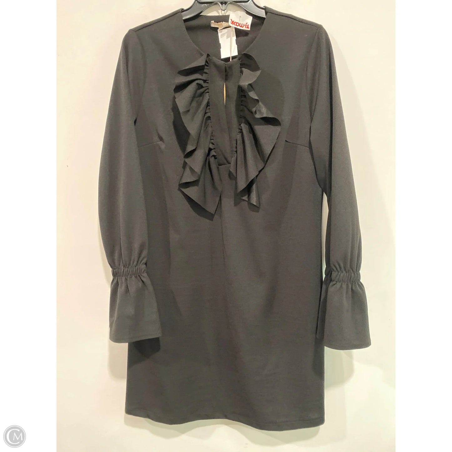 Dress Casual Midi By Clothes Mentor In Black, Size: L