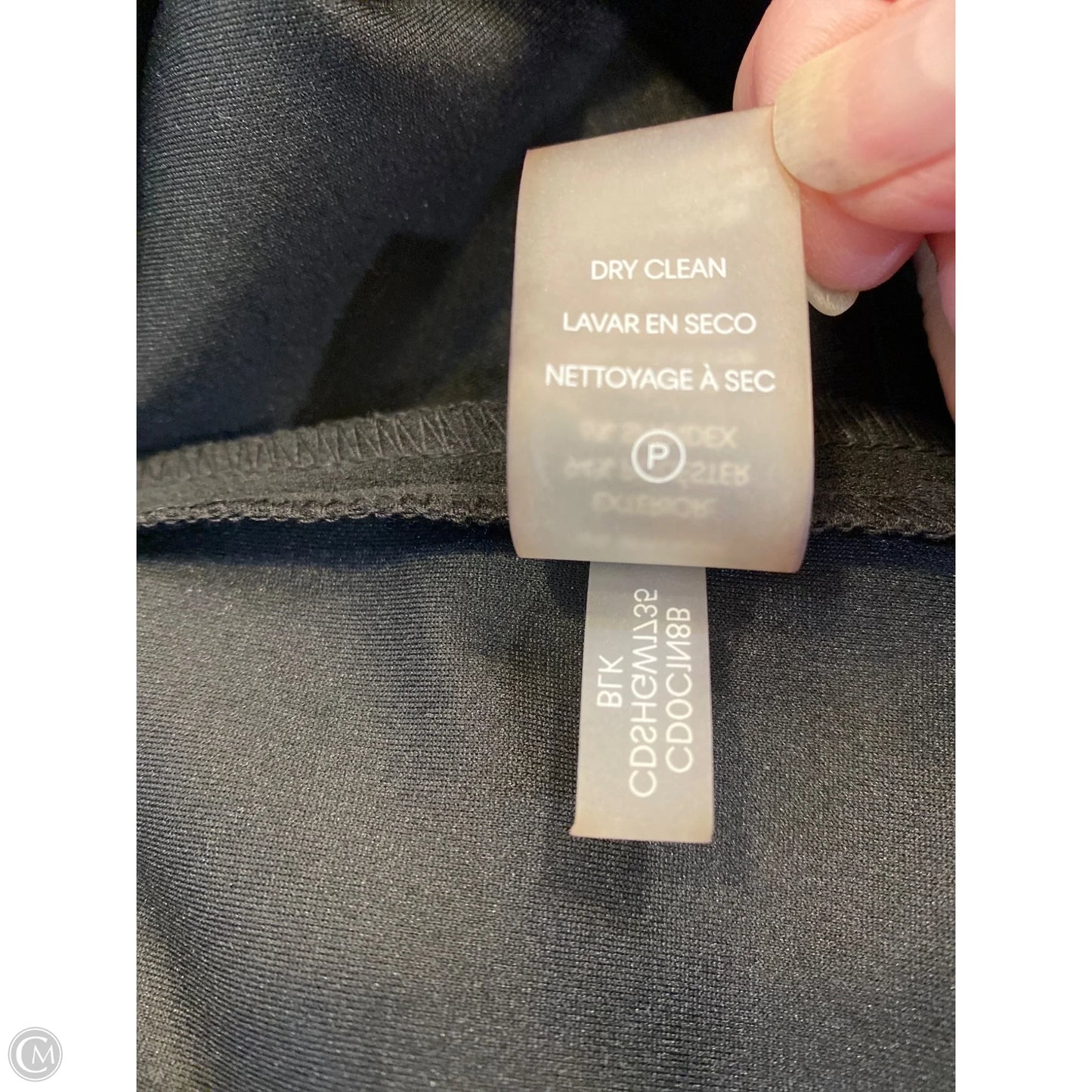 Dress Casual Midi By Calvin Klein In Black, Size: L