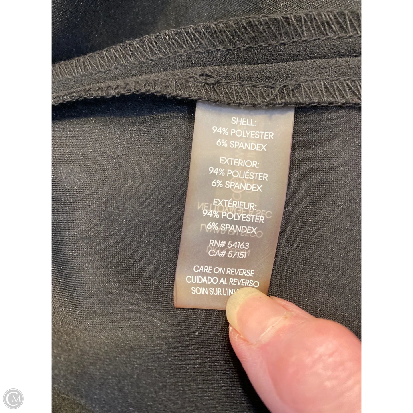 Dress Casual Midi By Calvin Klein In Black, Size: L