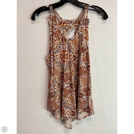 Top Sleeveless By Lavish In Red, Size: L