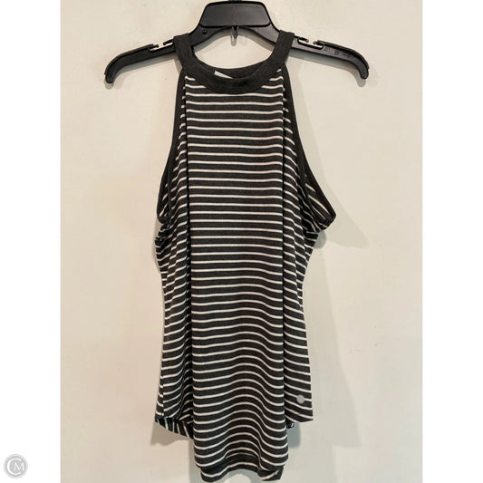 Tank Top By Yogalicious In Grey, Size: L