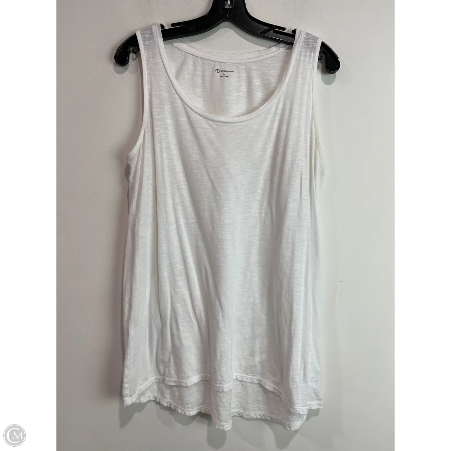 Tank Top By New Directions In White, Size: M