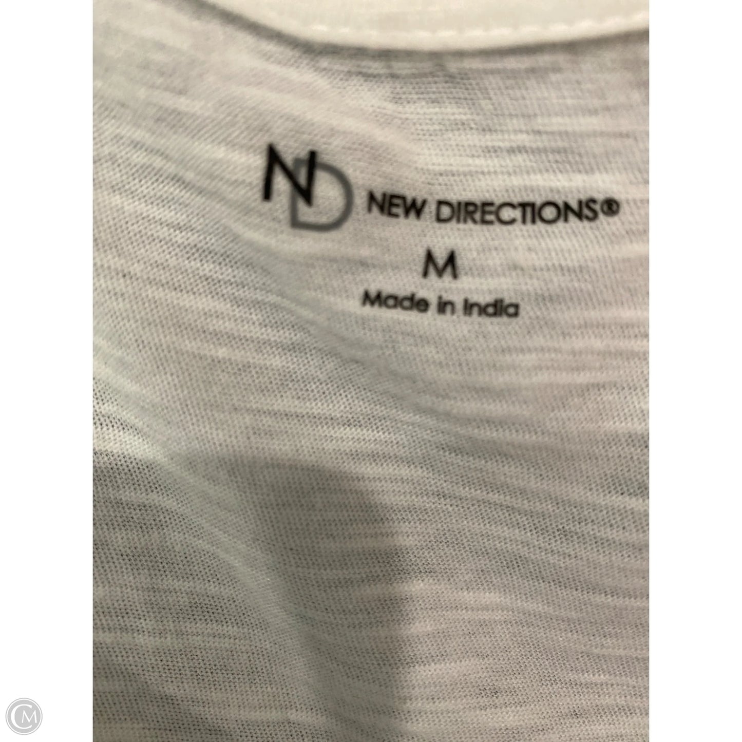 Tank Top By New Directions In White, Size: M