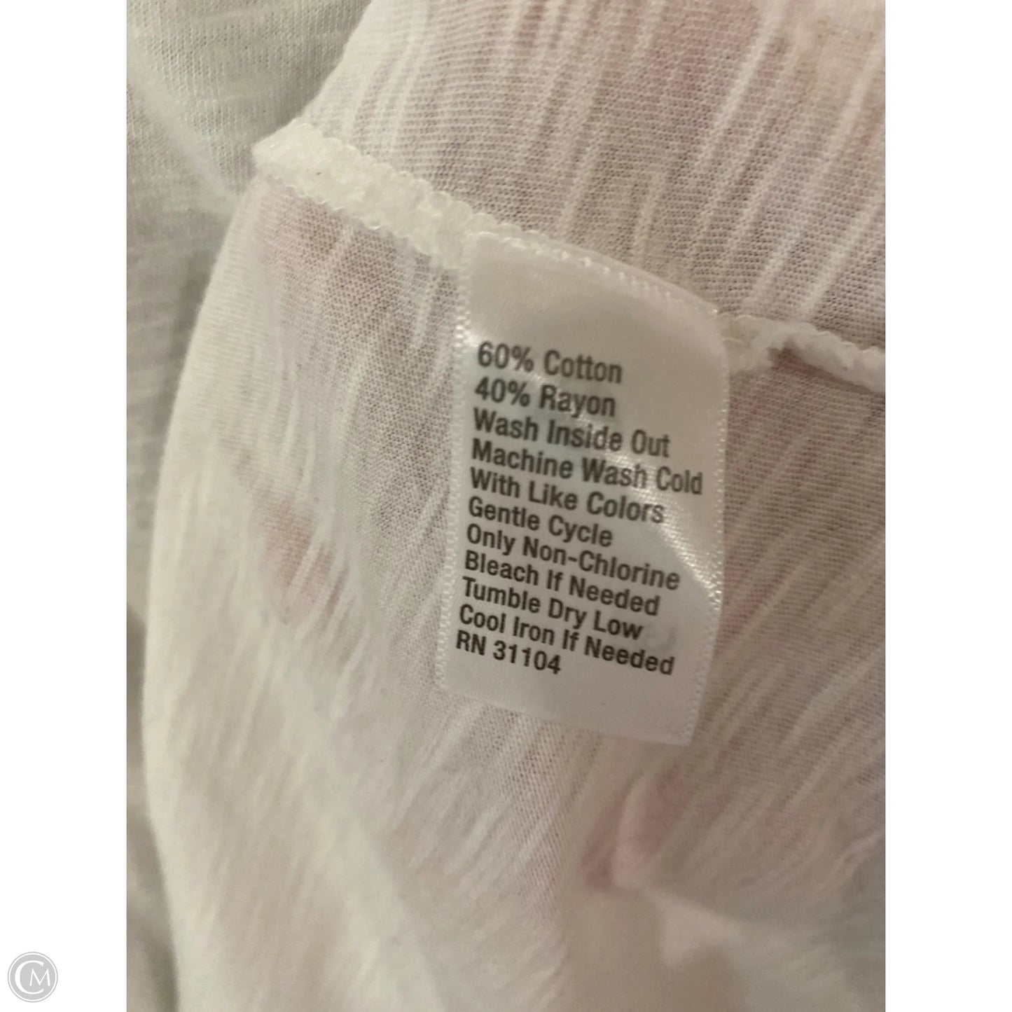 Tank Top By New Directions In White, Size: M