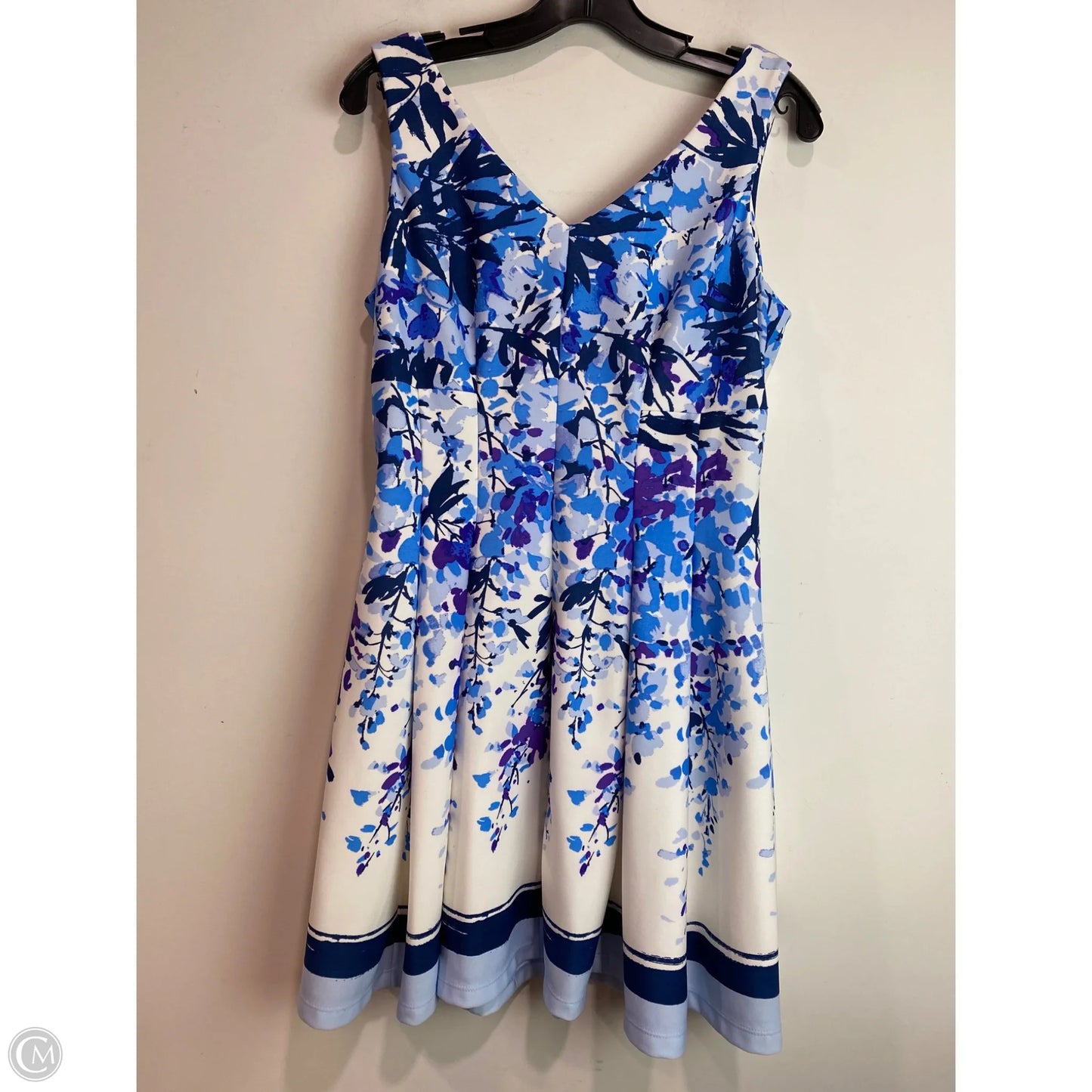 Dress Casual Midi By Clothes Mentor In Blue, Size: 12