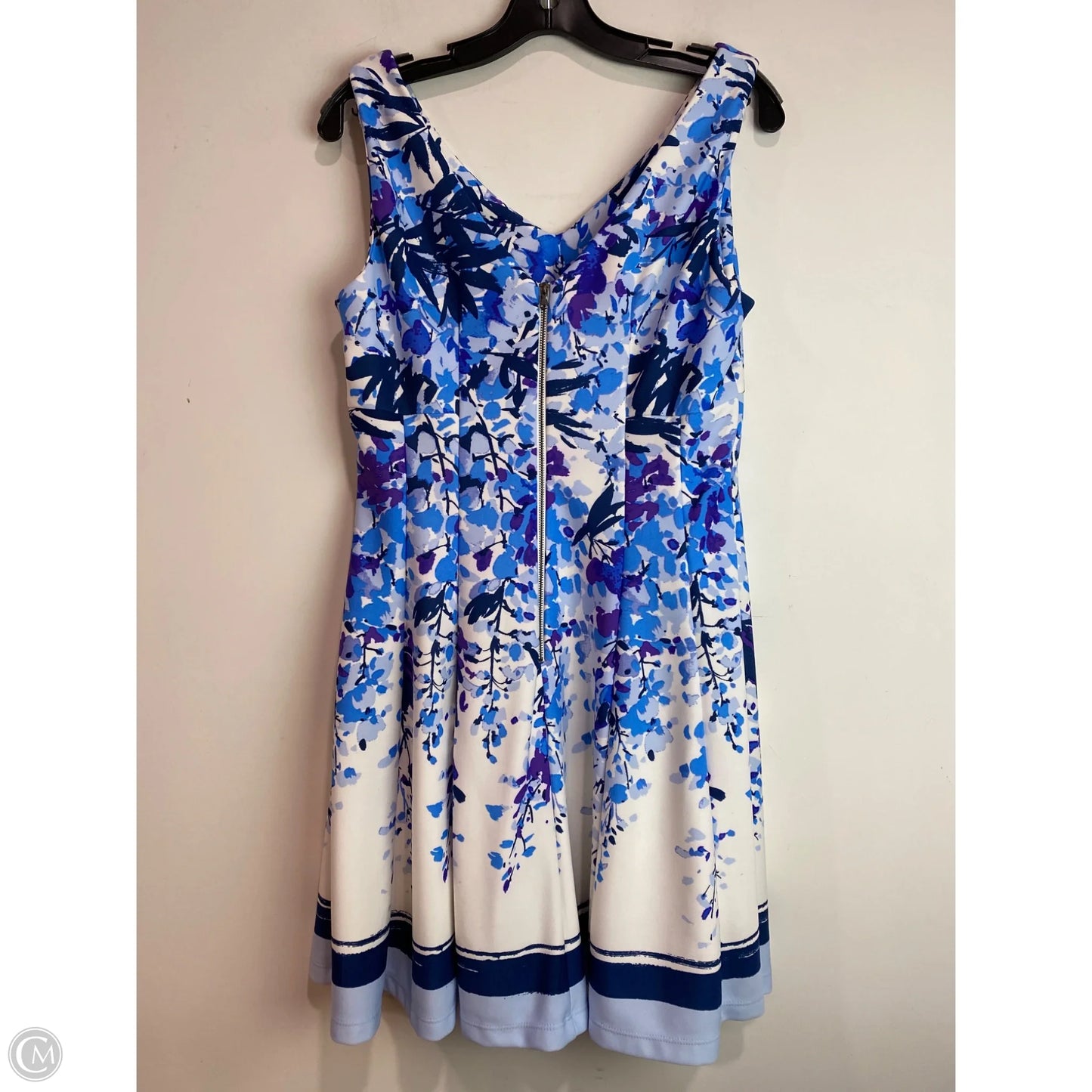 Dress Casual Midi By Clothes Mentor In Blue, Size: 12