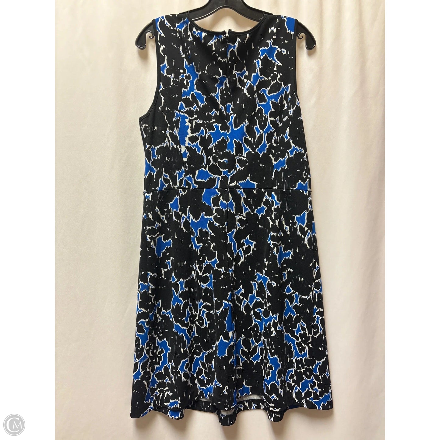 Dress Casual Midi By Clothes Mentor In Blue, Size: L