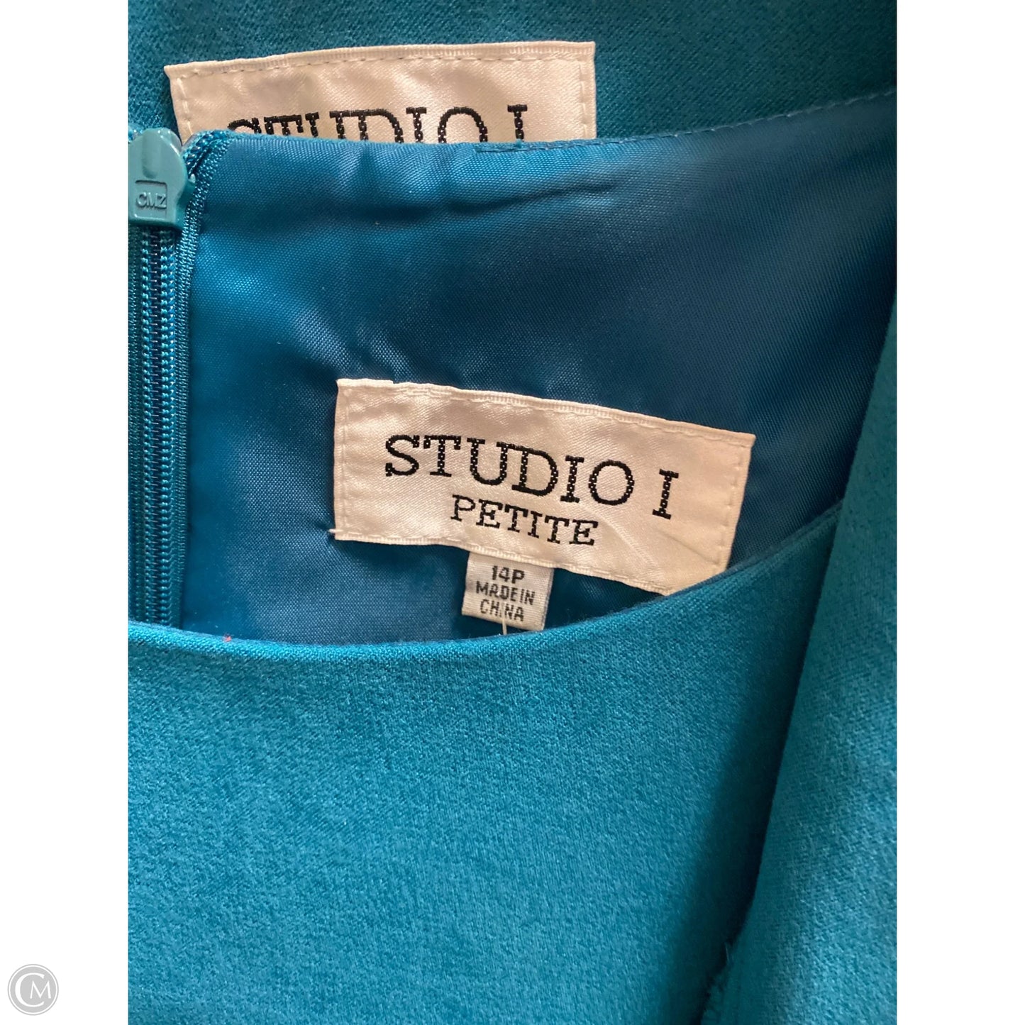 Dress Set 2pc By Studio 1 In Aqua, Size: Lp
