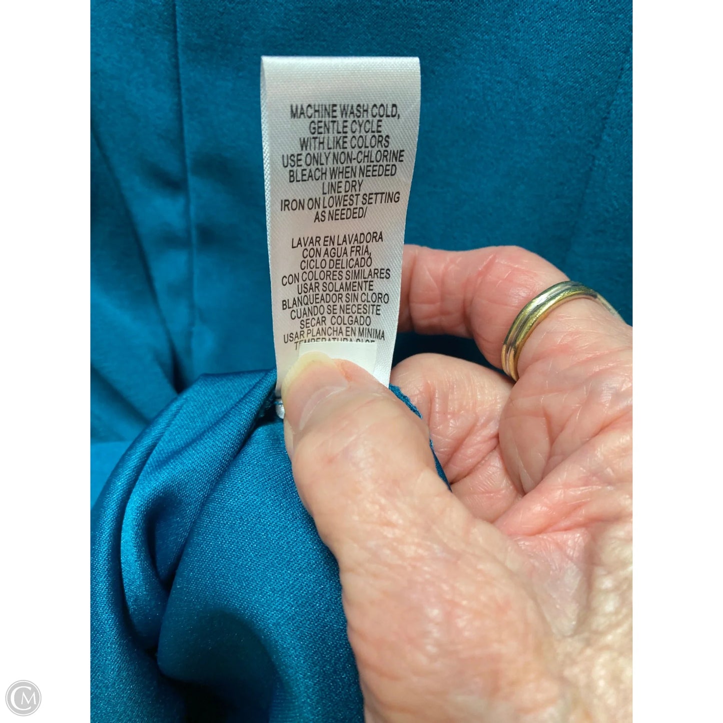 Dress Set 2pc By Studio 1 In Aqua, Size: Lp