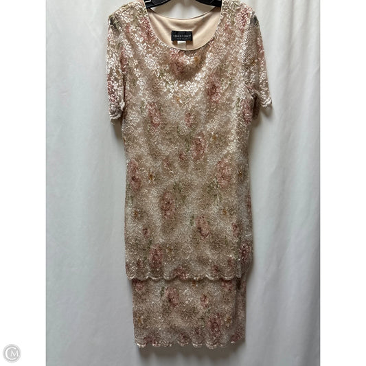Dress Casual Maxi By Connected Apparel In Pink, Size: Xl