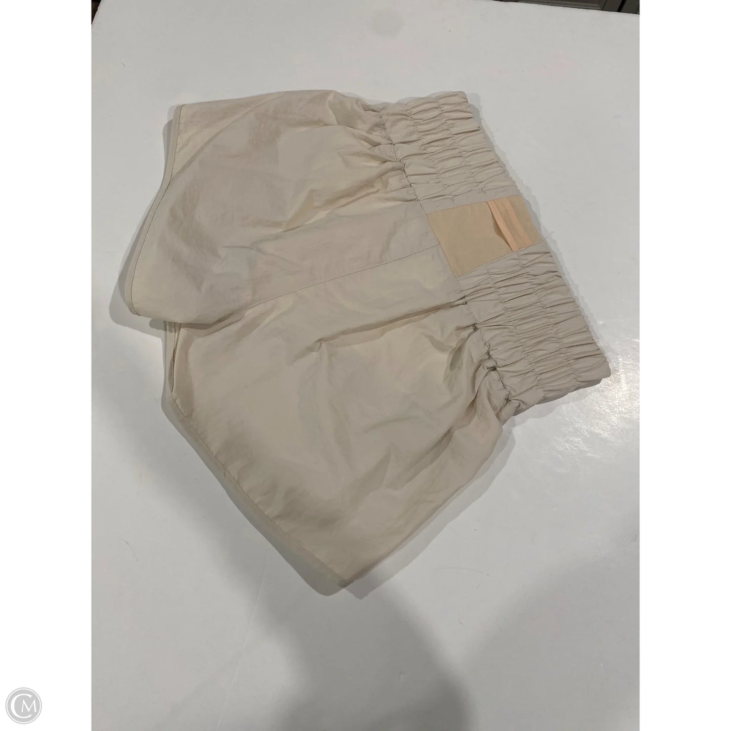 Athletic Shorts By Zenana Outfitters In Cream, Size: L