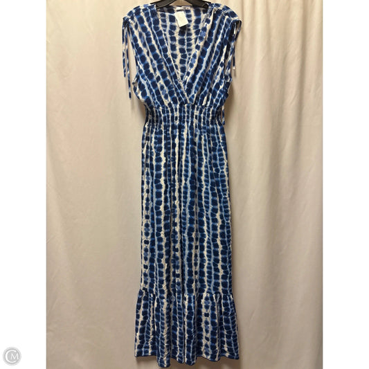 Dress Casual Maxi By Clothes Mentor In Blue, Size: Xl