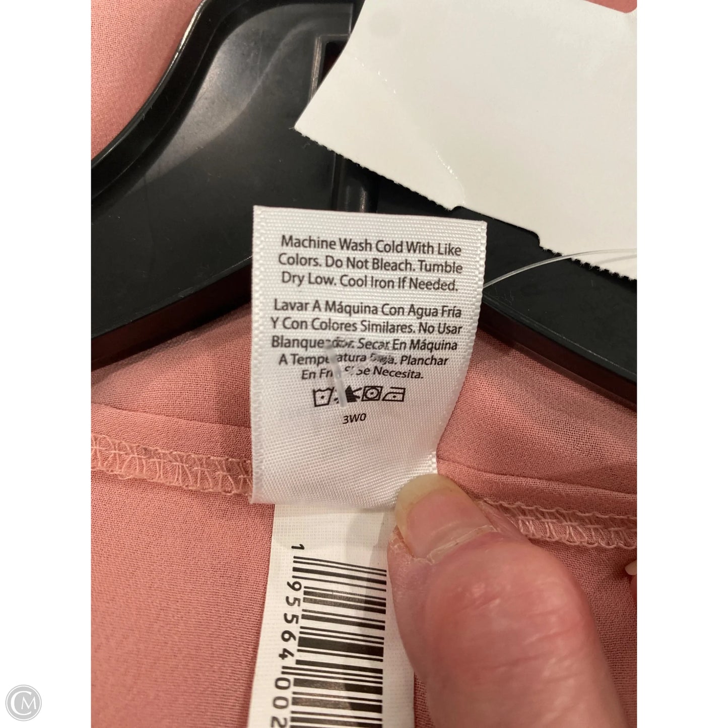 Swimwear Cover-up By Clothes Mentor In Pink, Size: L