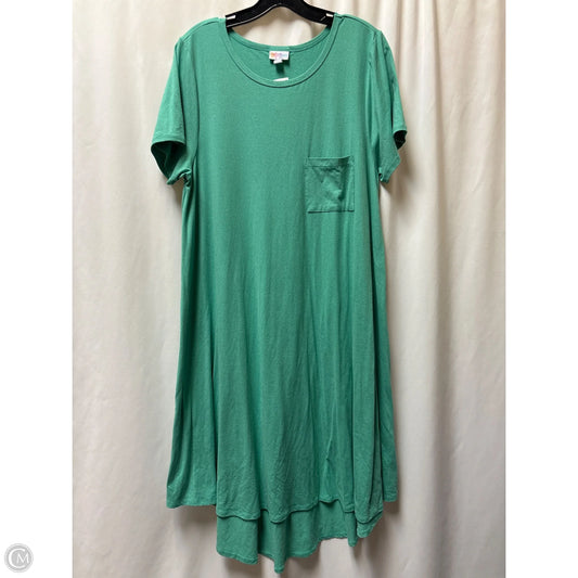 Dress Casual Maxi By Lularoe In Green, Size: Xl