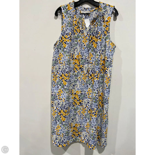 Dress Casual Midi By Clothes Mentor In Yellow, Size: Xxl