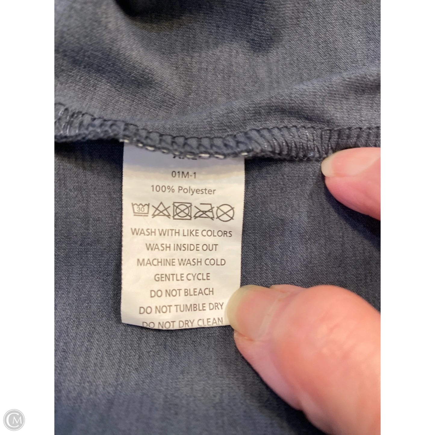 Top Short Sleeve By Clothes Mentor In Grey, Size: Xxl