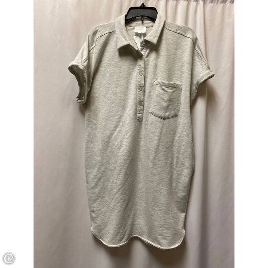 Dress Casual Midi By Clothes Mentor In Grey, Size: M