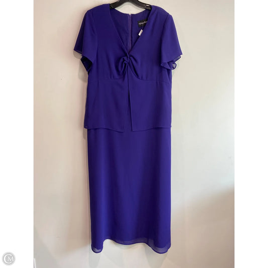 Dress Casual Maxi By Clothes Mentor In Purple, Size: L