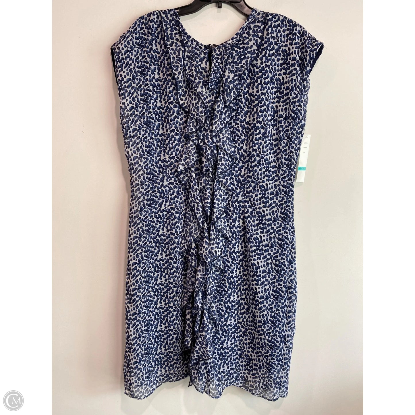 Dress Casual Midi By Olivia Matthews In Blue, Size: Xl