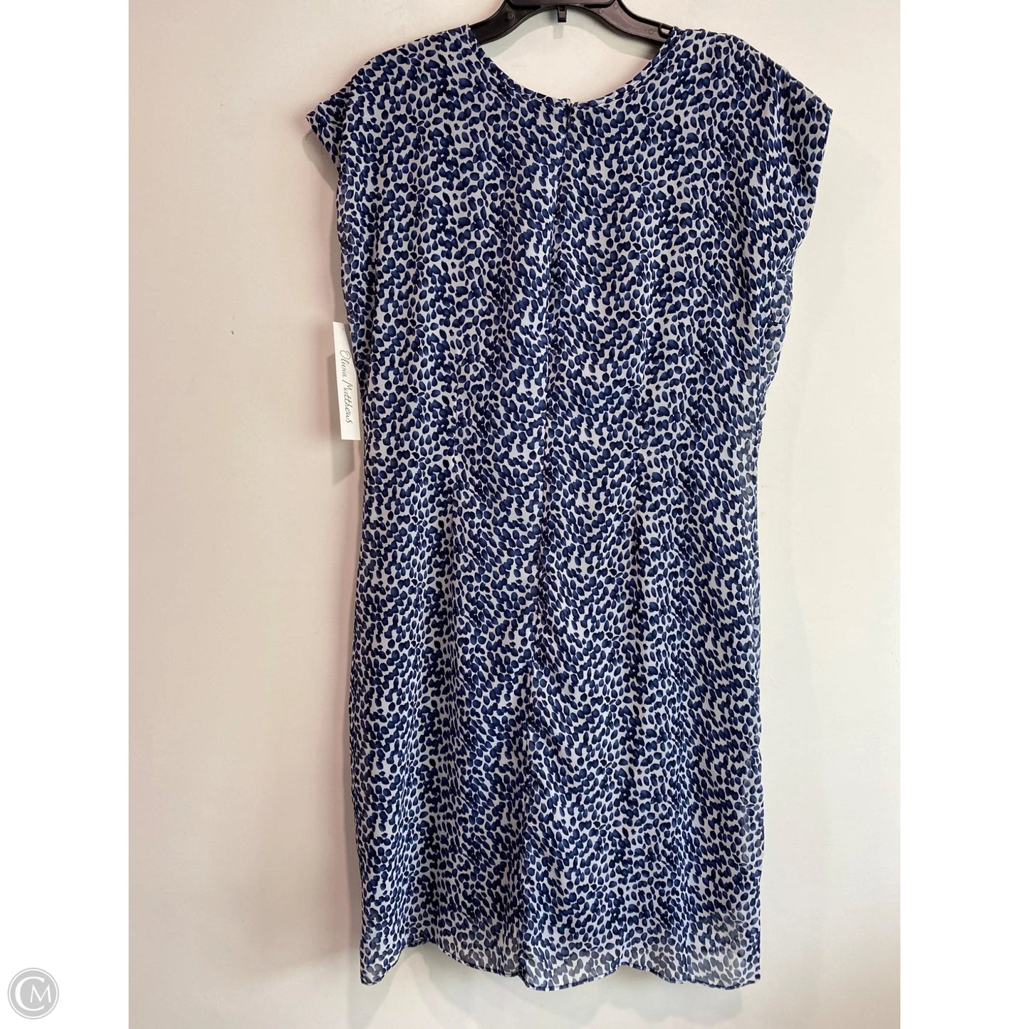 Dress Casual Midi By Olivia Matthews In Blue, Size: Xl